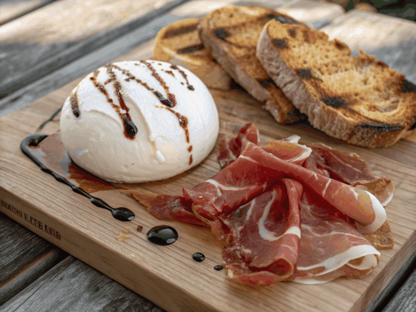 Prosciutto & Burrata Board