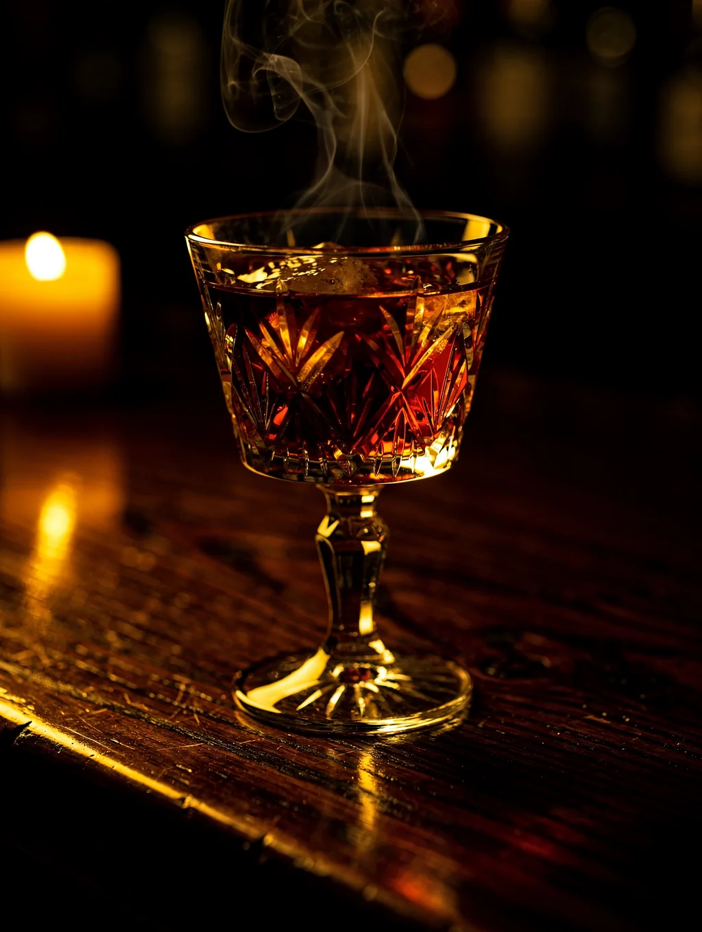 Smoked Rosemary Negroni