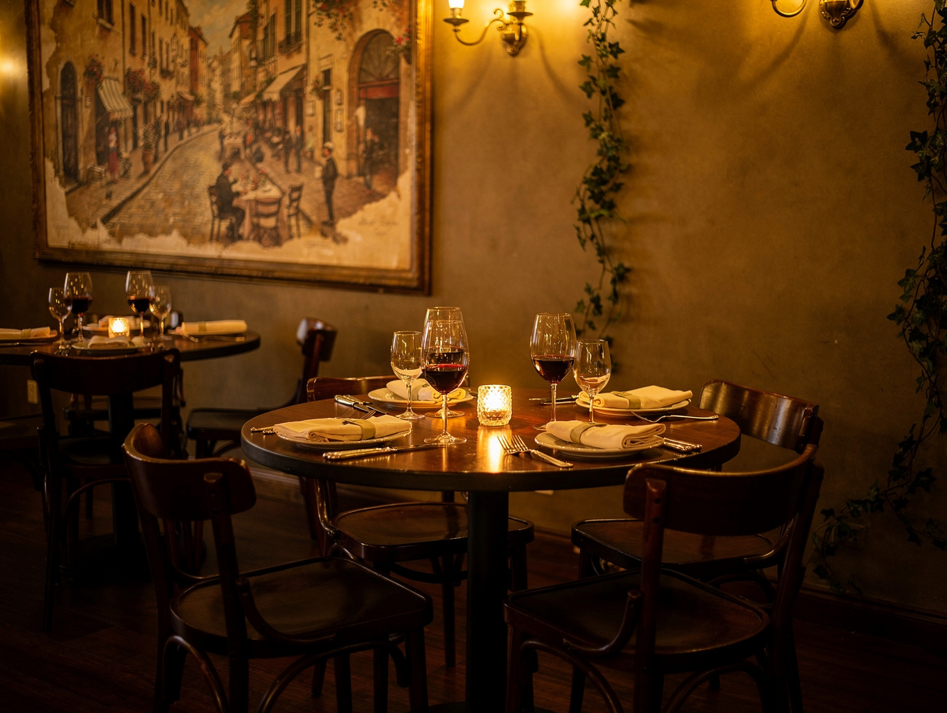 Cozy Dining Room Hearth